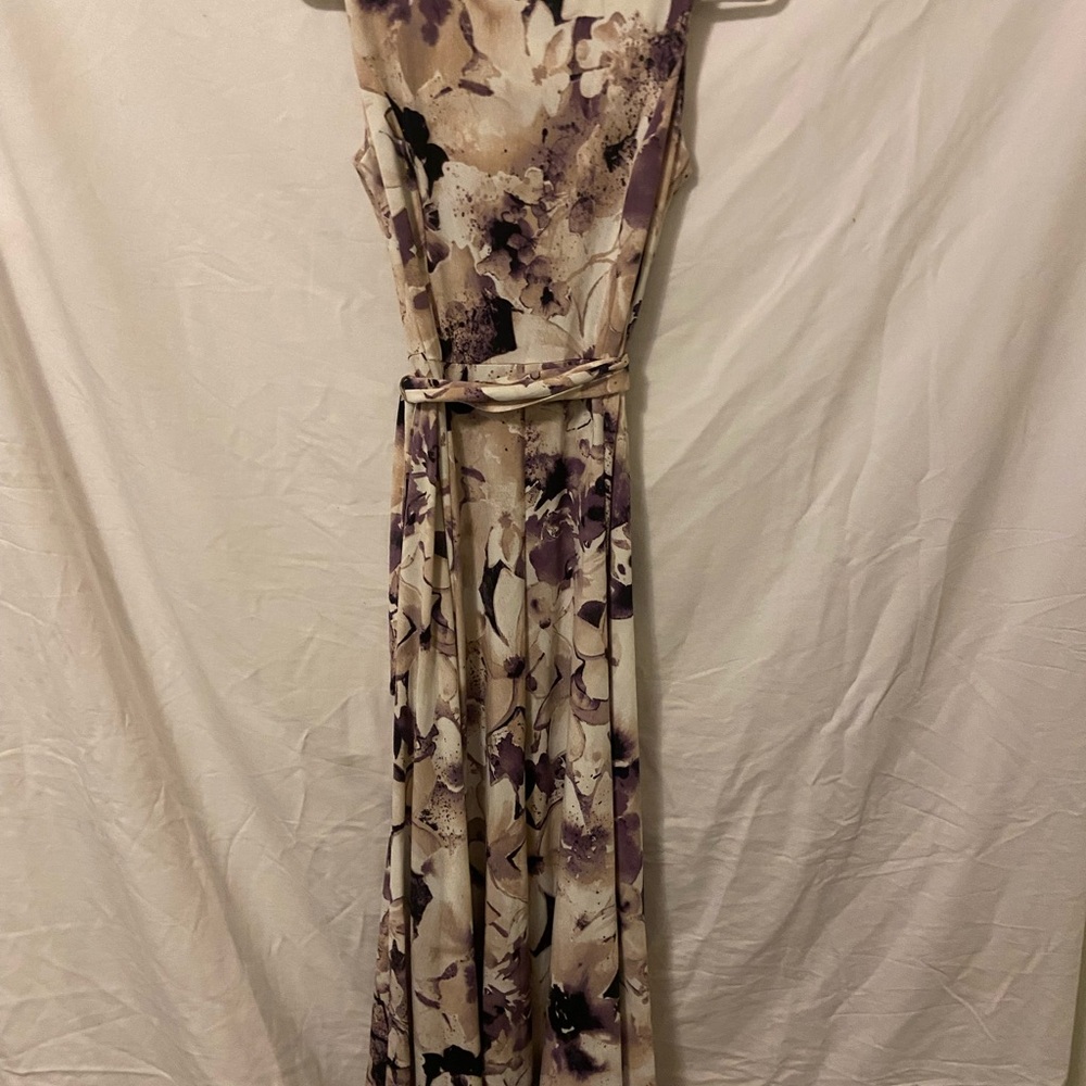 Haani Purple Gray Sleeveless Maxi Sundress